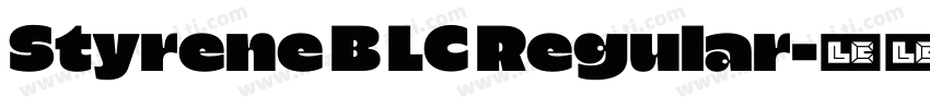 Styrene B LC Regular字体转换
